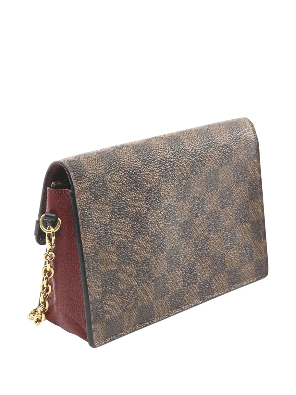 Pre-owned Louis Vuitton 2020 Damier Ebene Vavin Pm Shoulder Bag In Brown