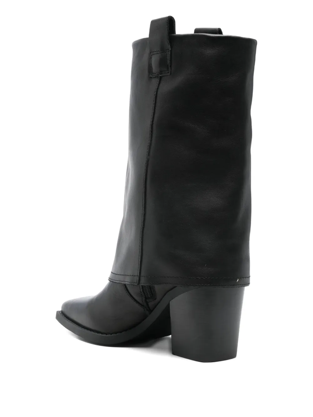 Carmela 85 mm cowboylaarzen met vierkante neus Zwart