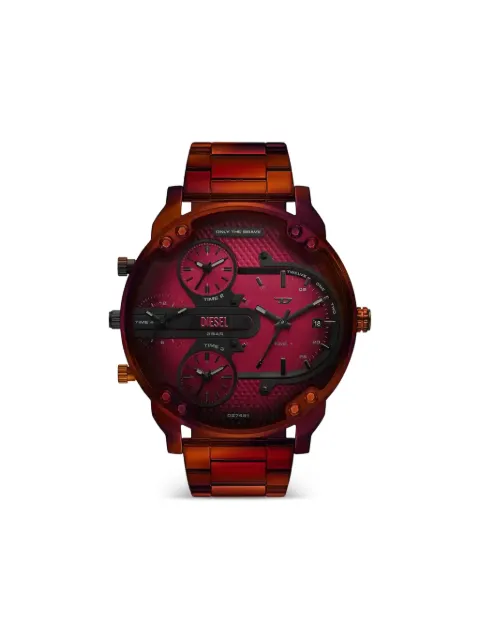Diesel Maroon Dial 57mm