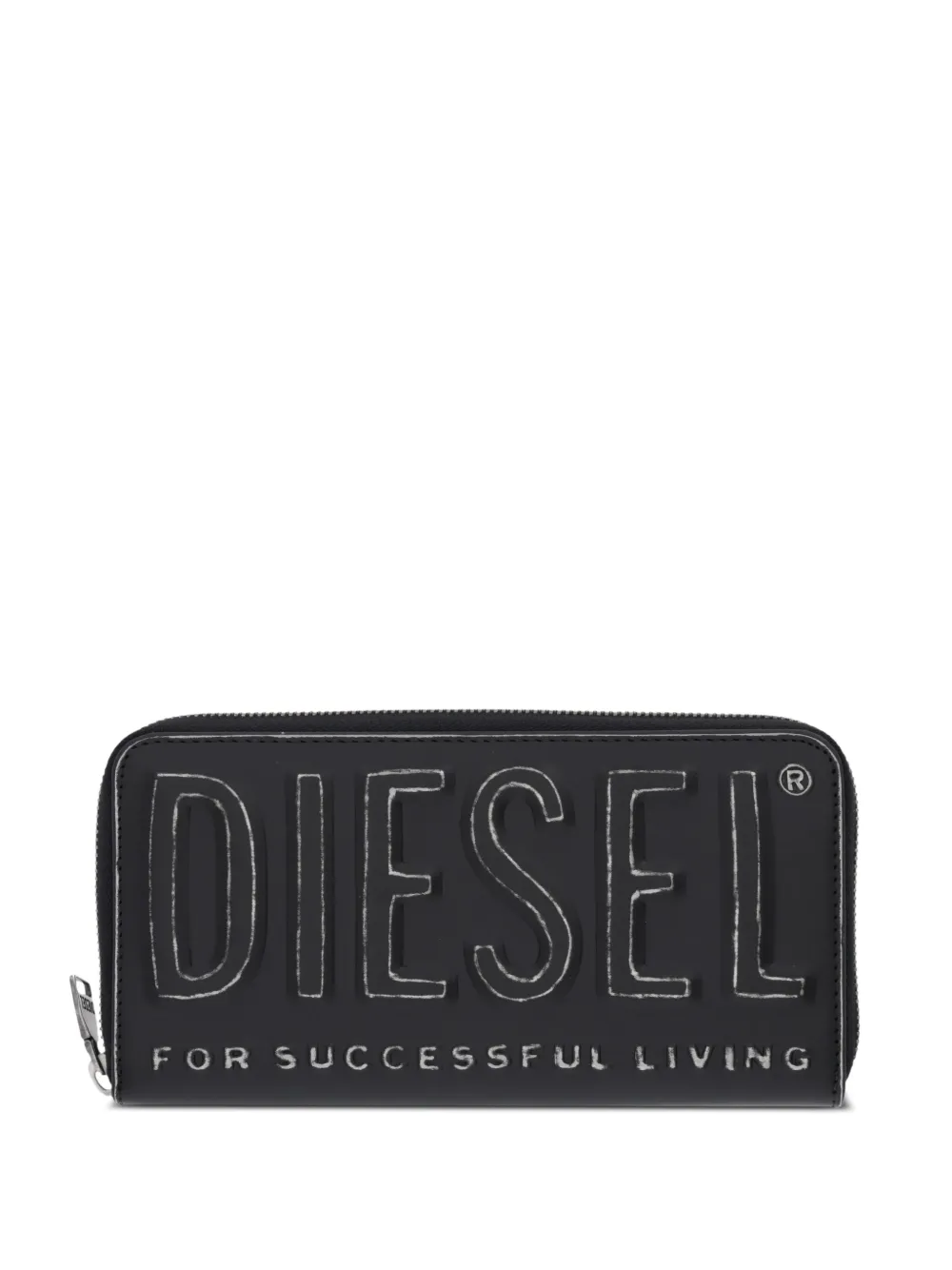 Diesel logo-embossed wallet | Black | Image 1