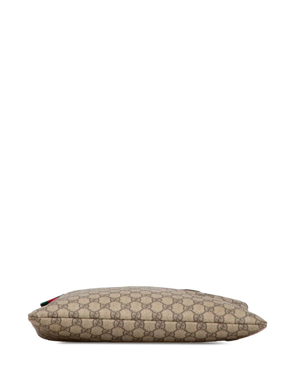 Pre-owned Gucci 2000-2015 Gg Supreme Web Crossbody Bag In Brown