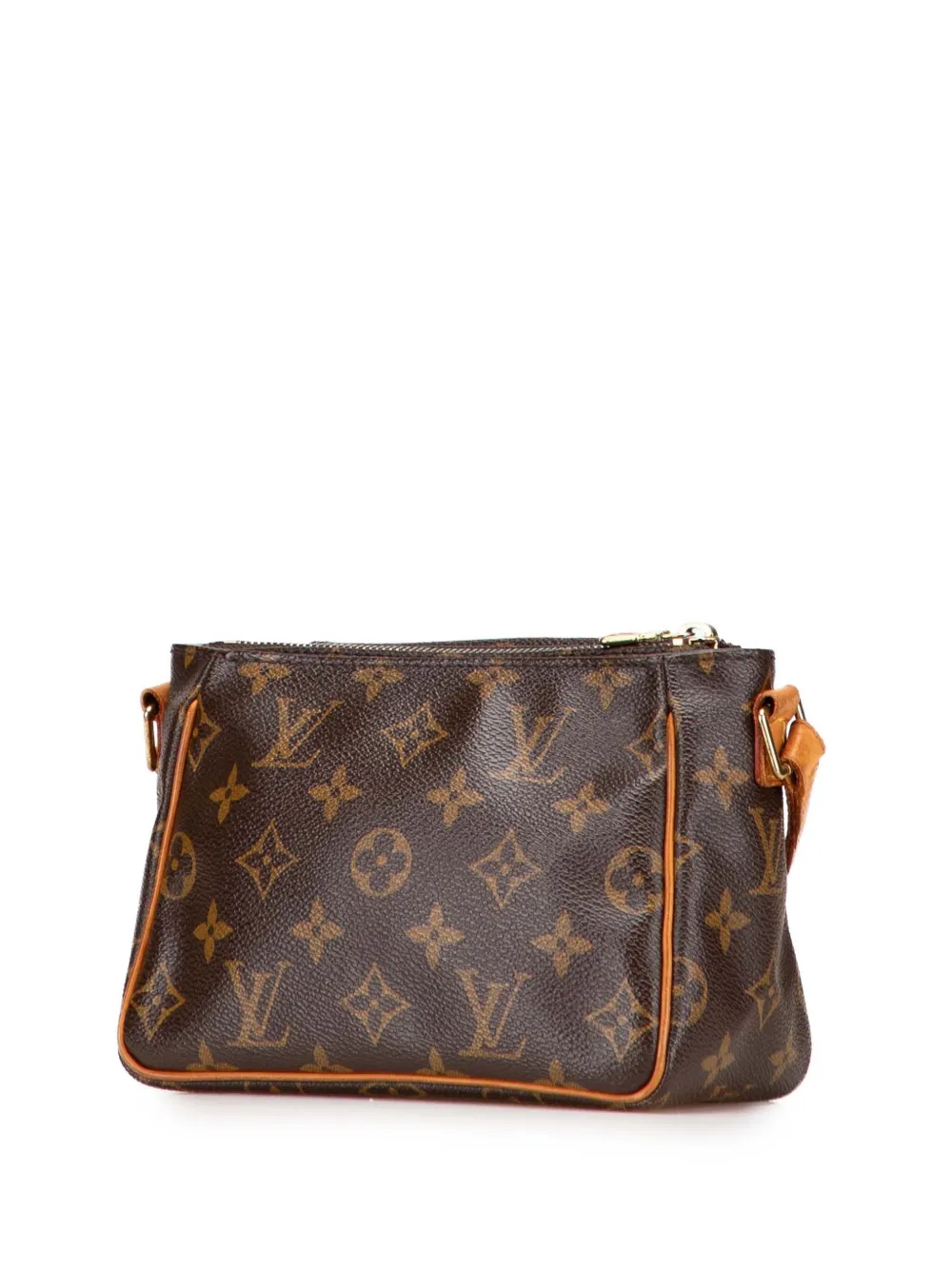 Pre-owned Louis Vuitton 2005 Monogram Viva Cite Pm Crossbody Bag In Brown