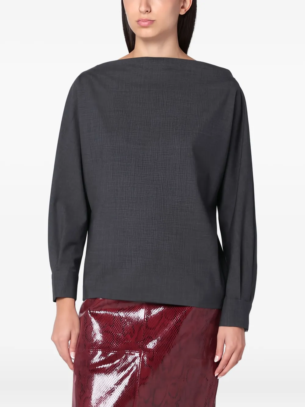 P.A.R.O.S.H. ロングスリーブ ブラウス - グレー