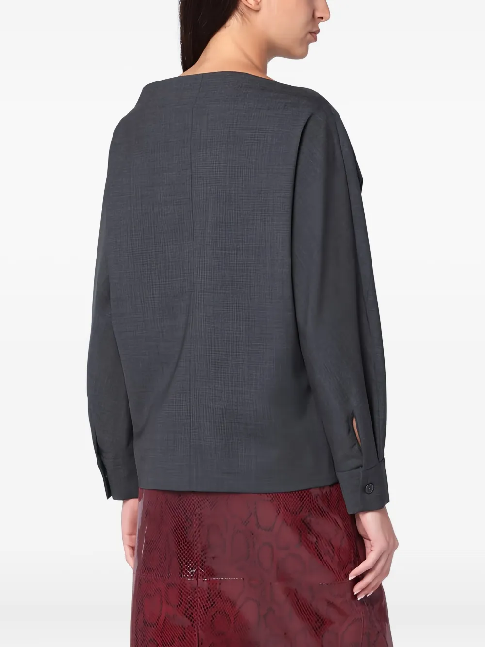 P.A.R.O.S.H. Shirt met lange mouwen Grijs