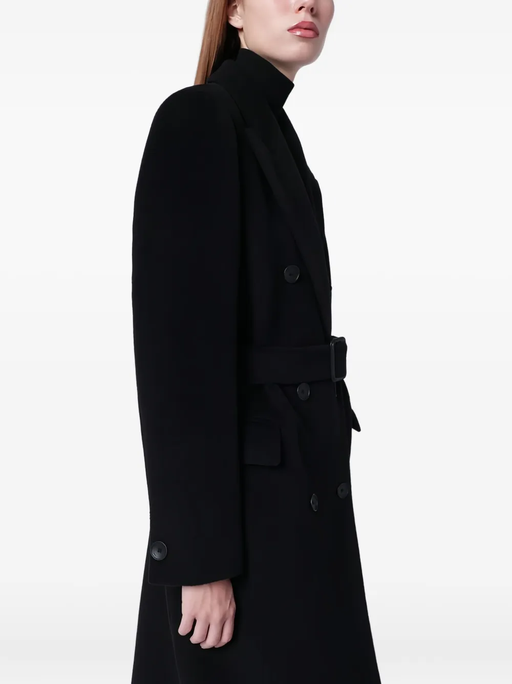 Tagliatore Jas met ceintuur Zwart