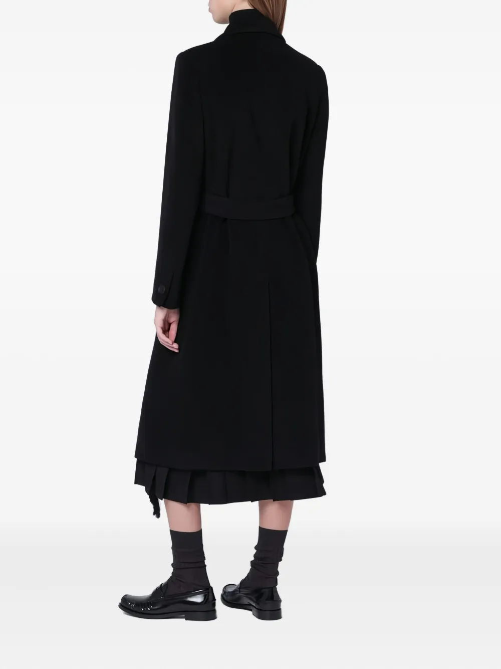 Tagliatore Jas met ceintuur Zwart