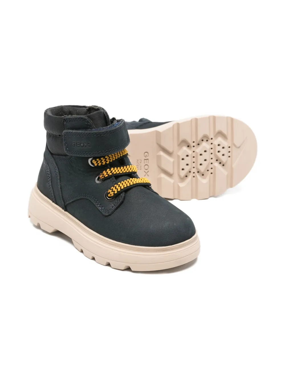 Geox Kiddartah sneakers - Zwart