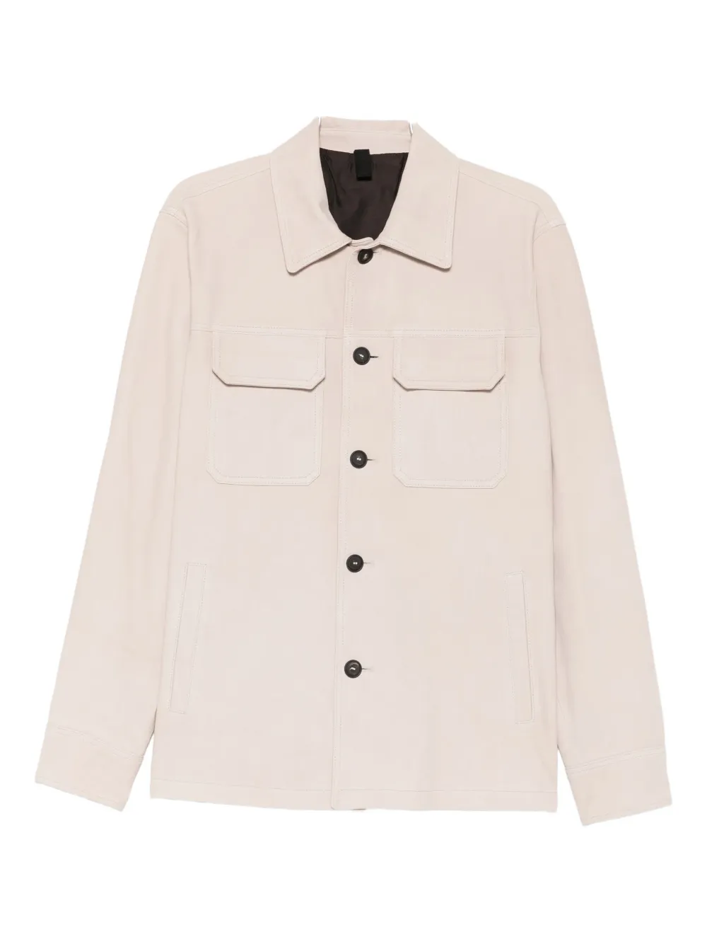 Tagliatore flap-pockets button-fastening jacket - Toni neutri