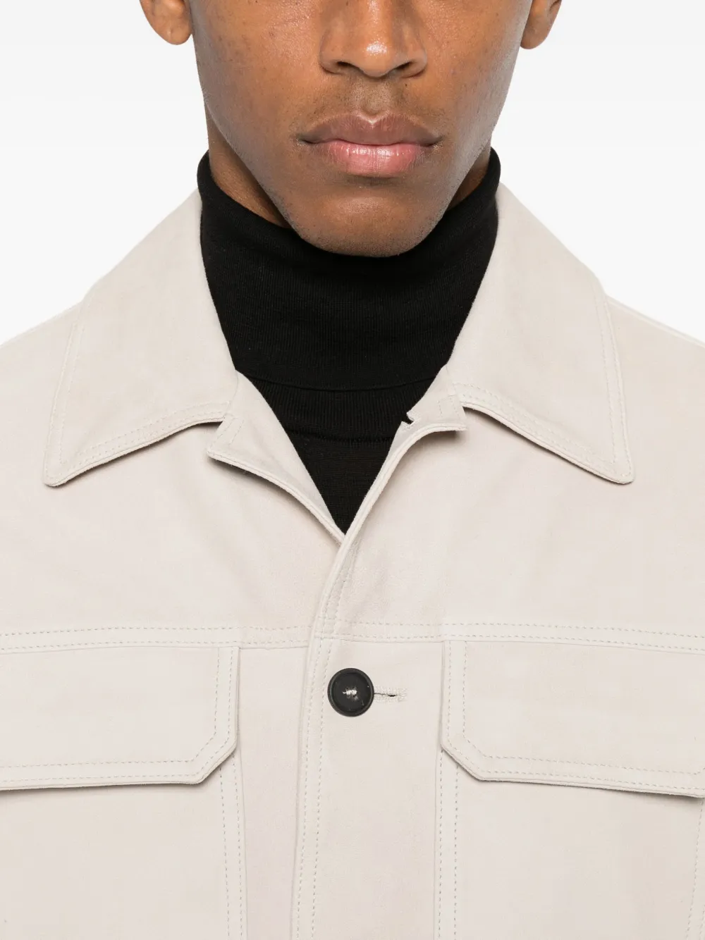 Tagliatore Flap-pockets Button-fastening Jacket In Neutral