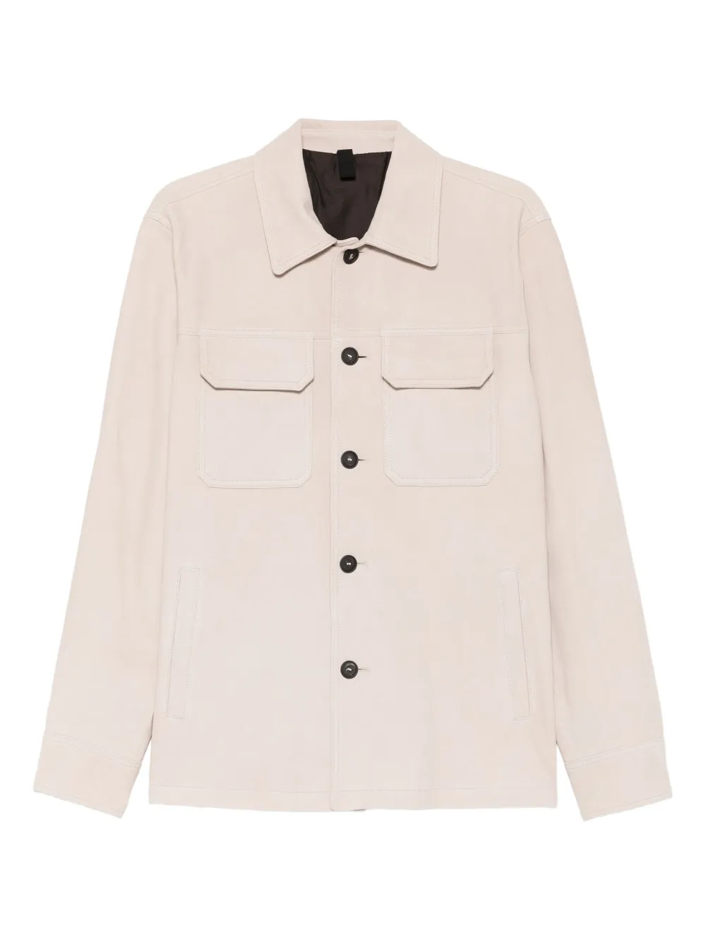 Tagliatore flap-pockets button-fastening jacket - Toni neutri