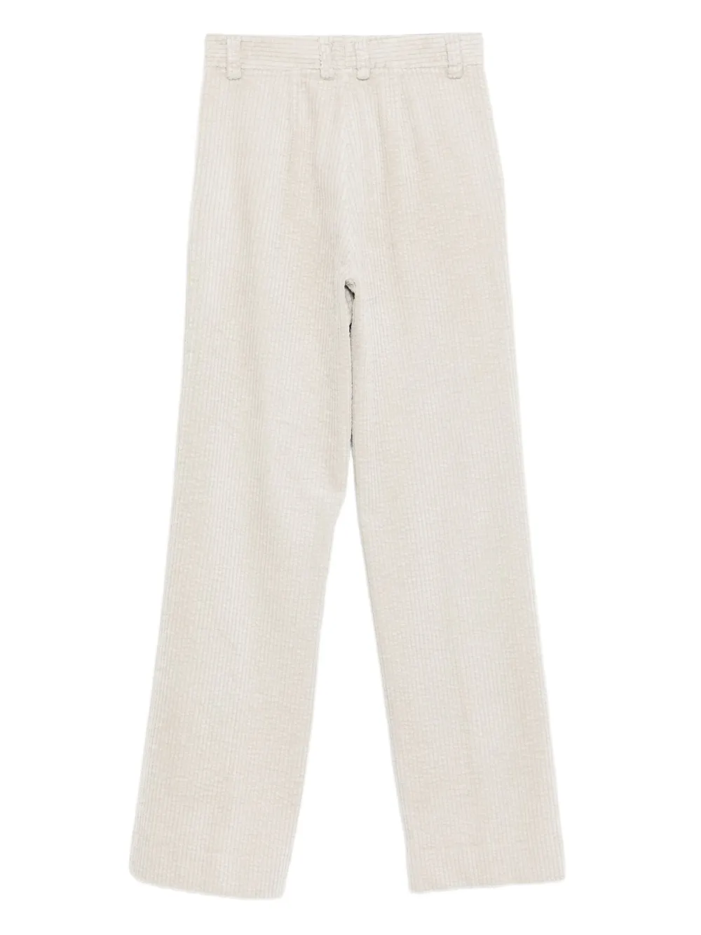 Antonelli Ribfluwelen straight broek - Beige