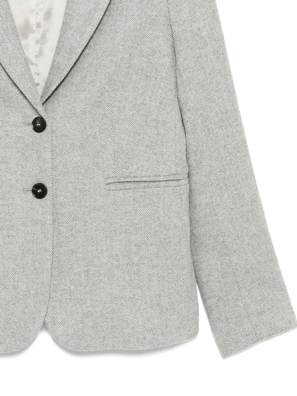 Antonelli Single-breasted Blazer In Gold