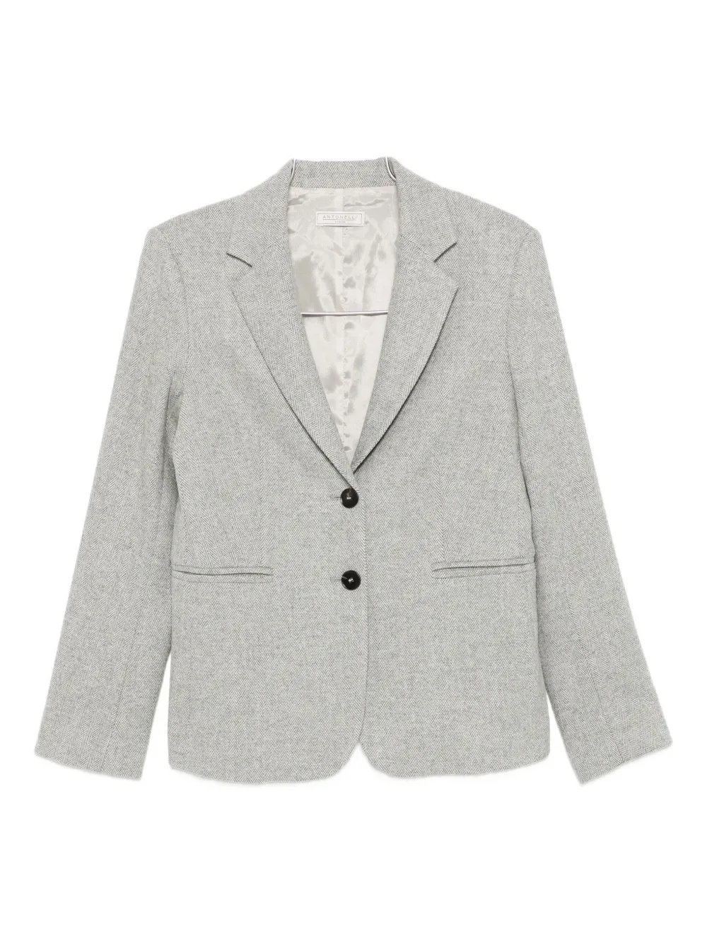 Antonelli Single-breasted Blazer In Gold