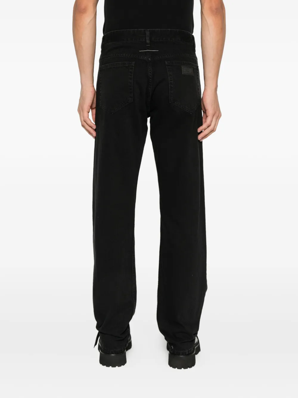 MM6 Maison Margiela Jeans met knoopsluiting Zwart