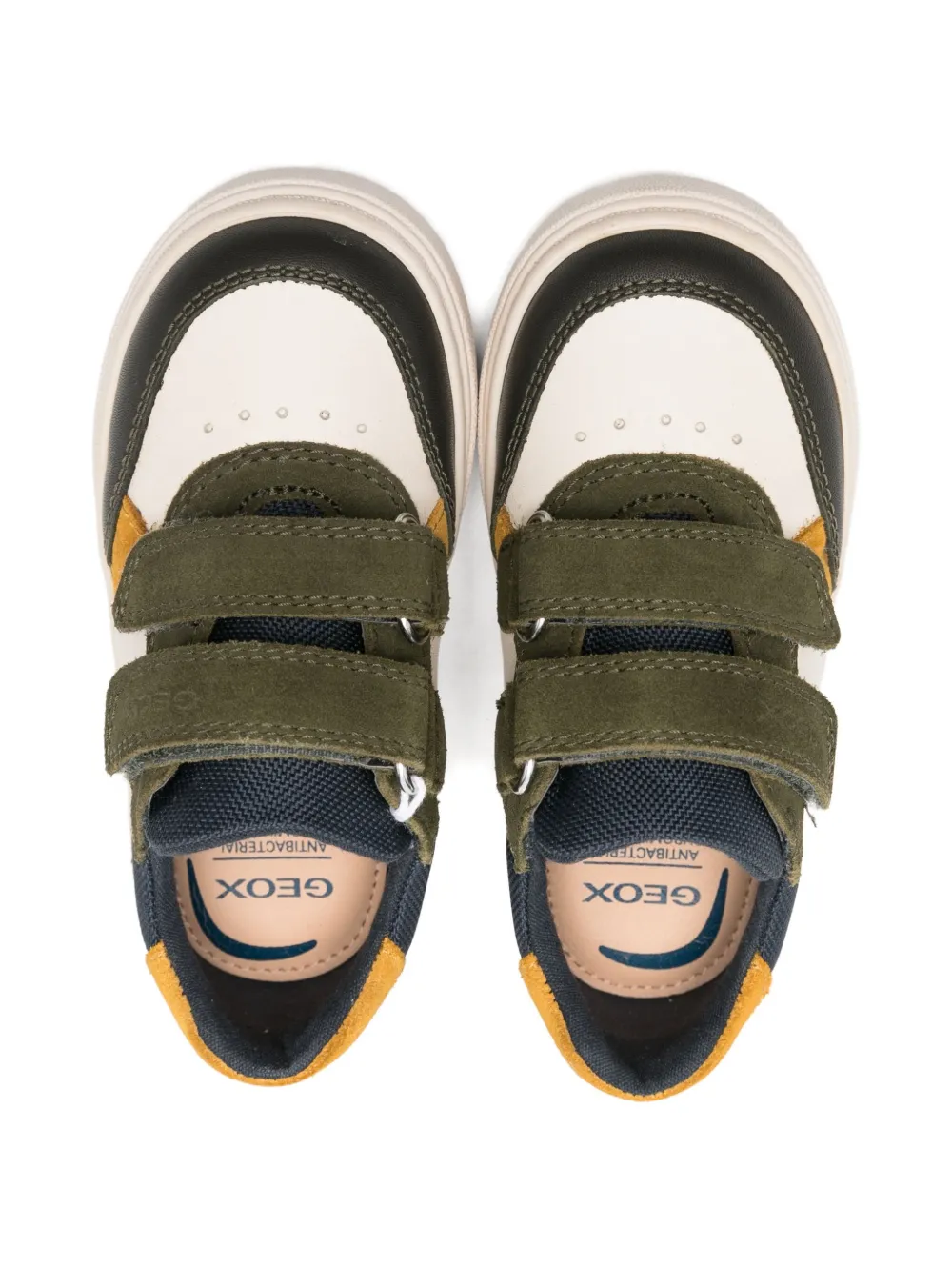 Geox Nashik Perforated Sneakers In Green