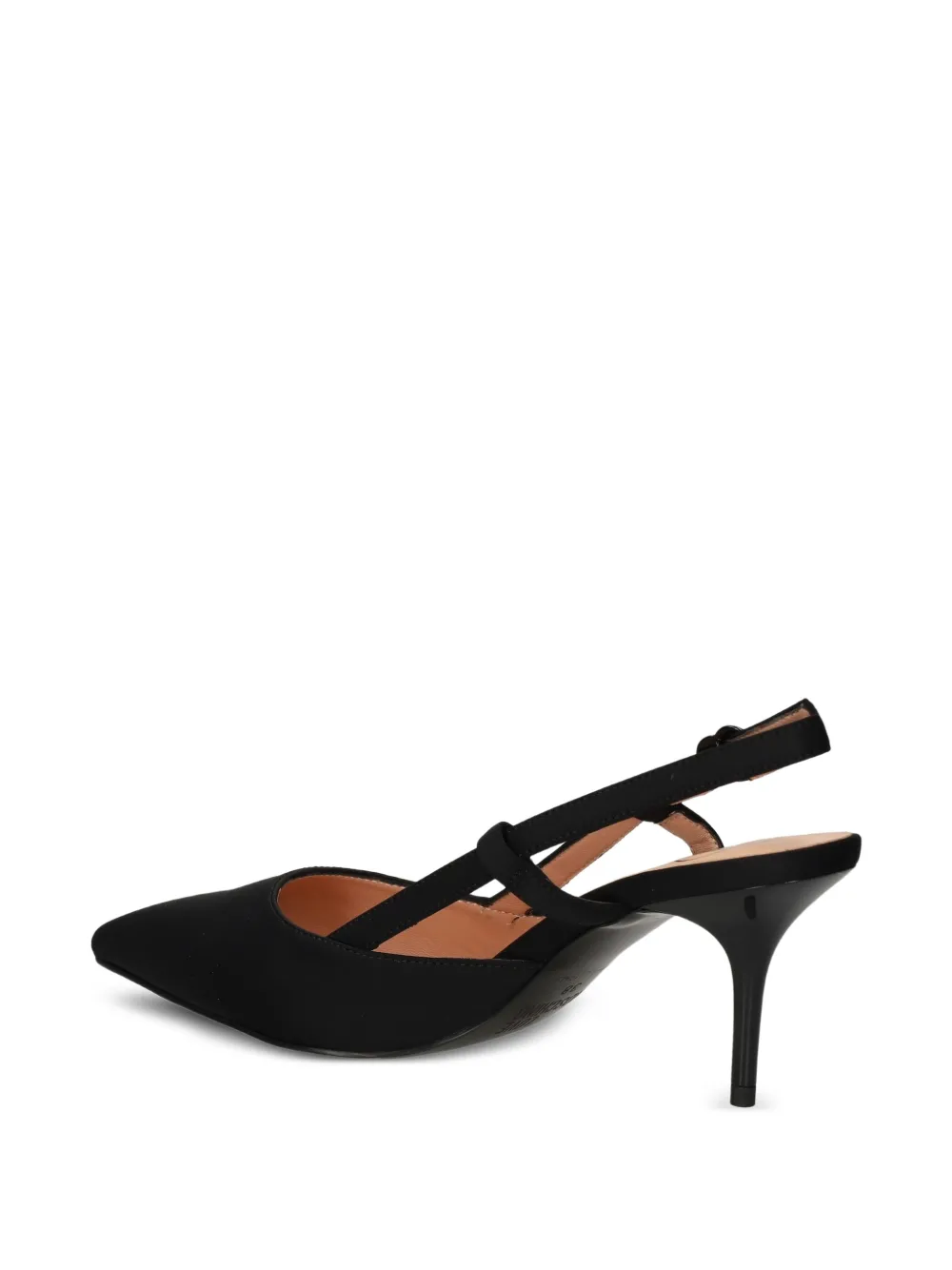 Love Moschino Slingback pumps met puntige neus Zwart