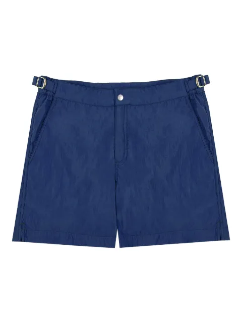 Incotex logo-patch swim shorts