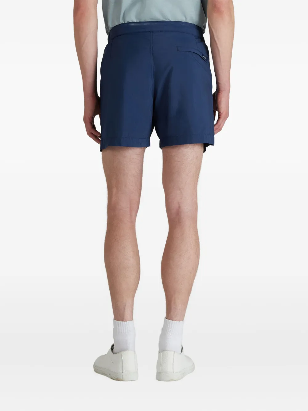 Incotex Zwembroek met logopatch Blauw