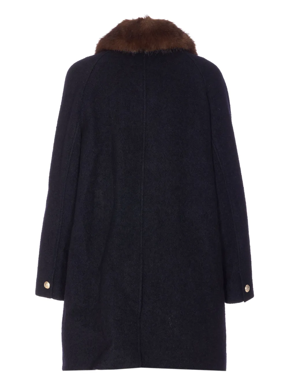 DUNST removable-collar bouclé coat | Single Breasted Coats | Image 2