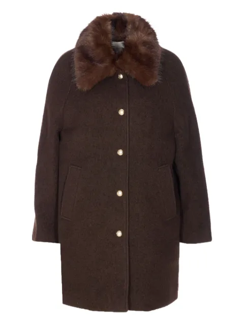 DUNST removable hood boucle' coat
