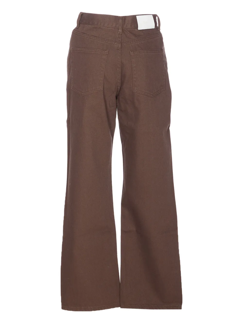 DUNST patch-logo jeans - Bruin