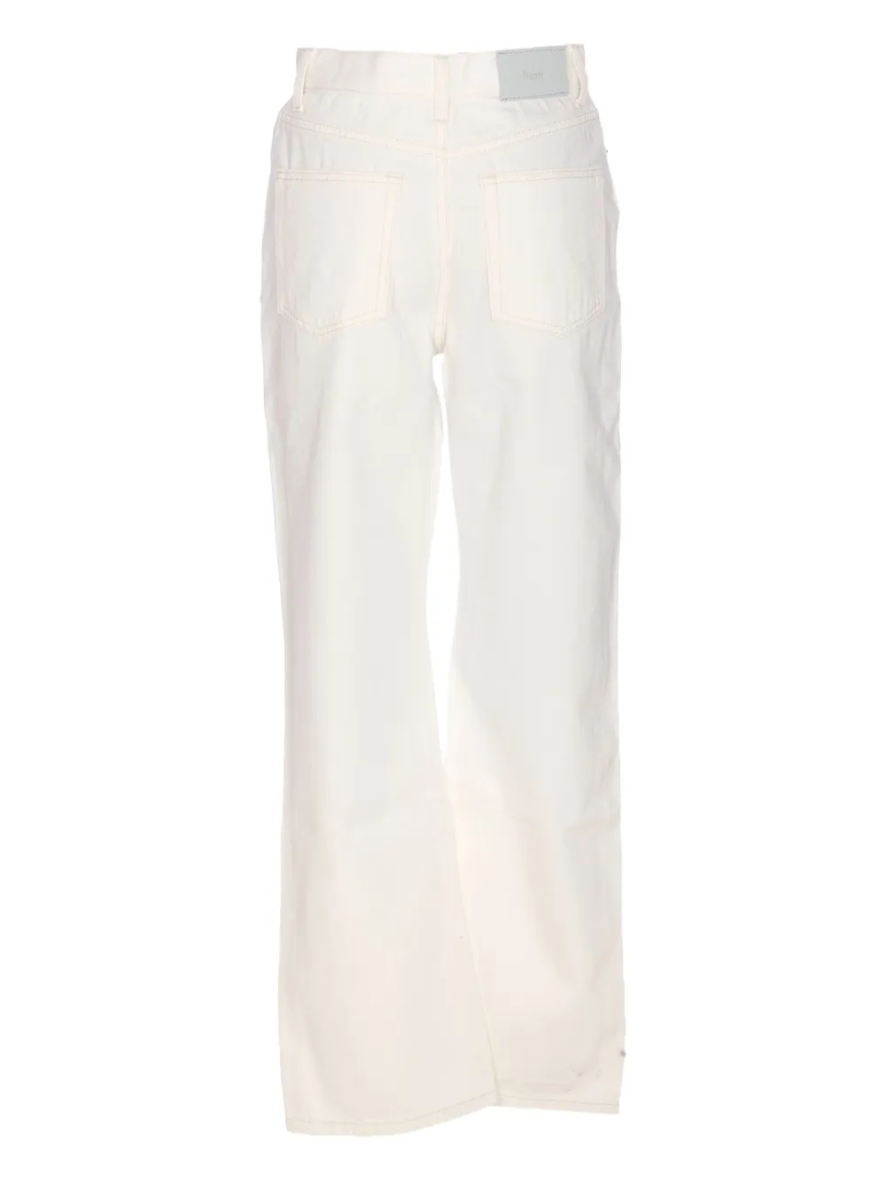 DUNST logo-patch jeans - Wit