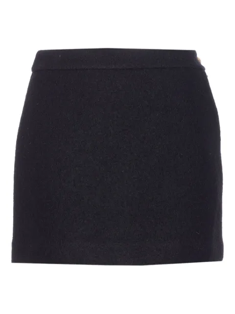 DUNST zip button mini skirt