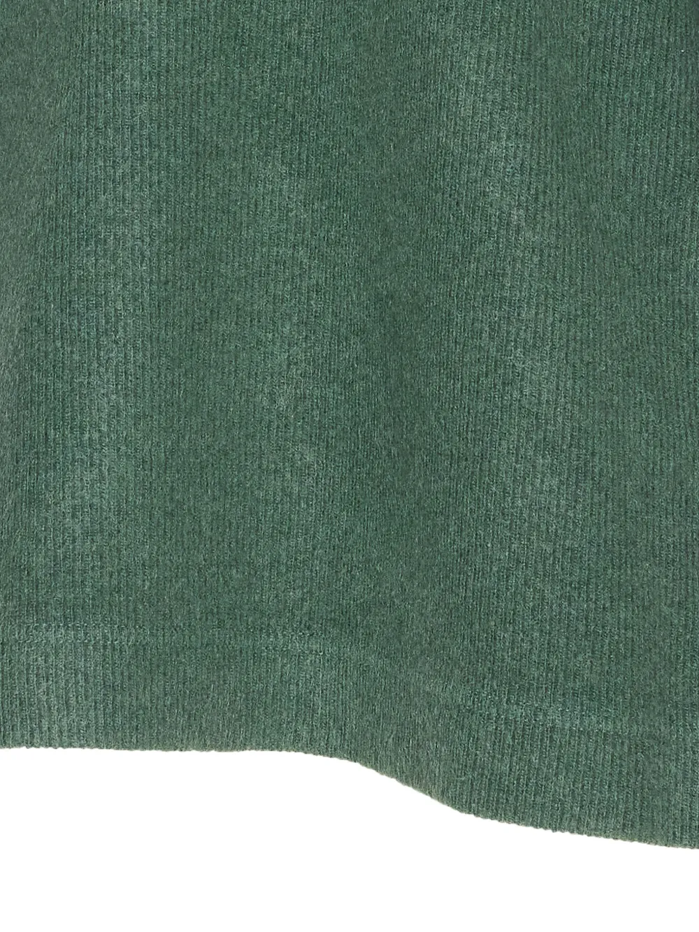 Circolo 1901 Long Sleeve High Collar Knit Sweater In Green
