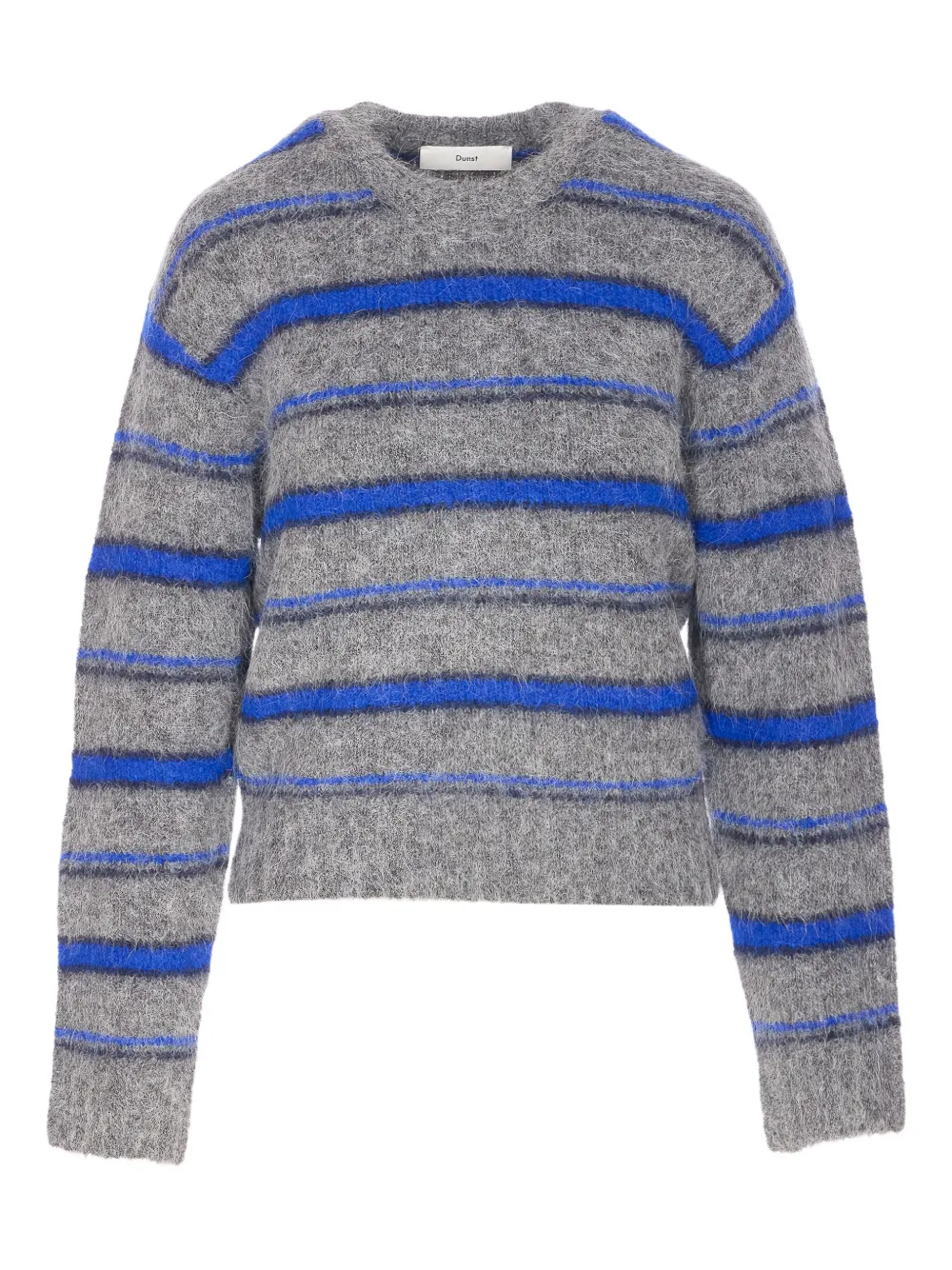 Dunst Striped Sweater In Gray