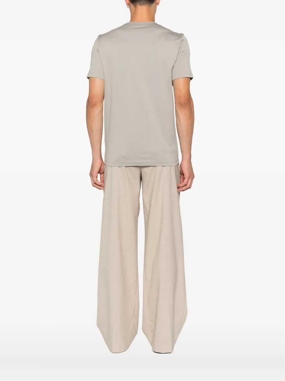 Sunspel Cotton T-shirt In Gray