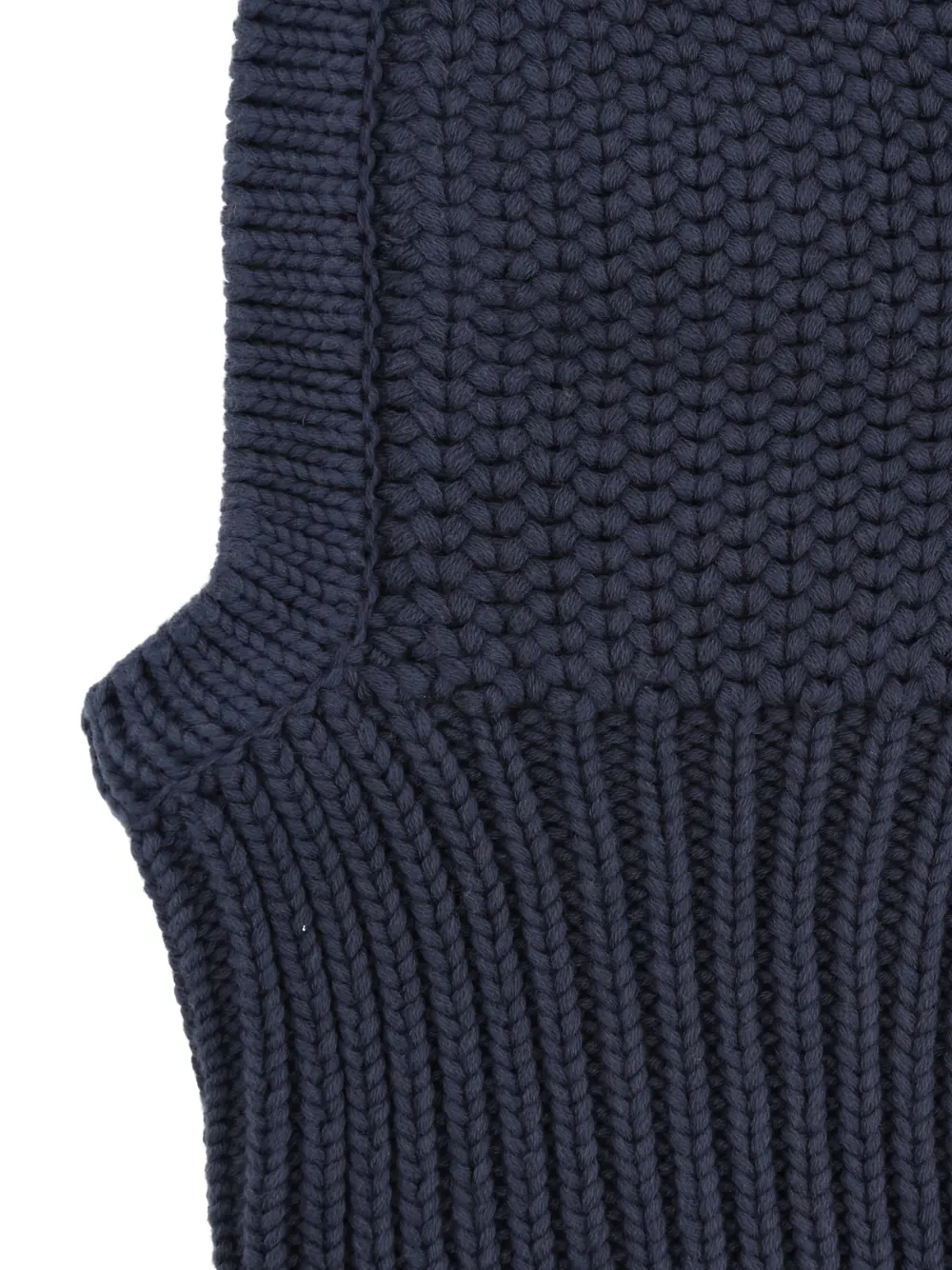 YMC ribbed knitted hat - Blauw