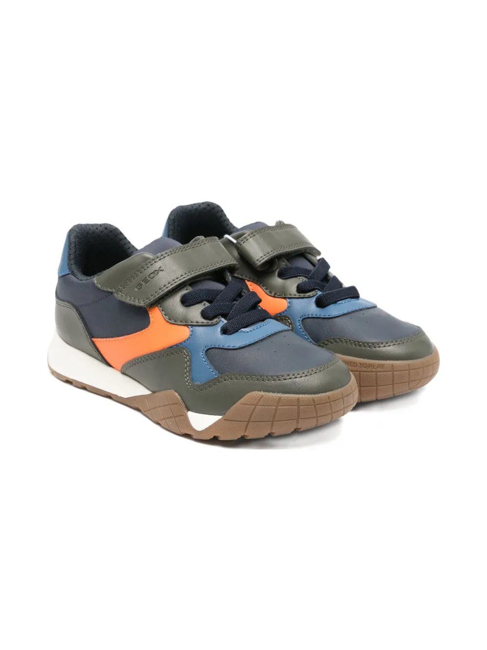 Geox Kids' Rann-e Sneakers In Multi