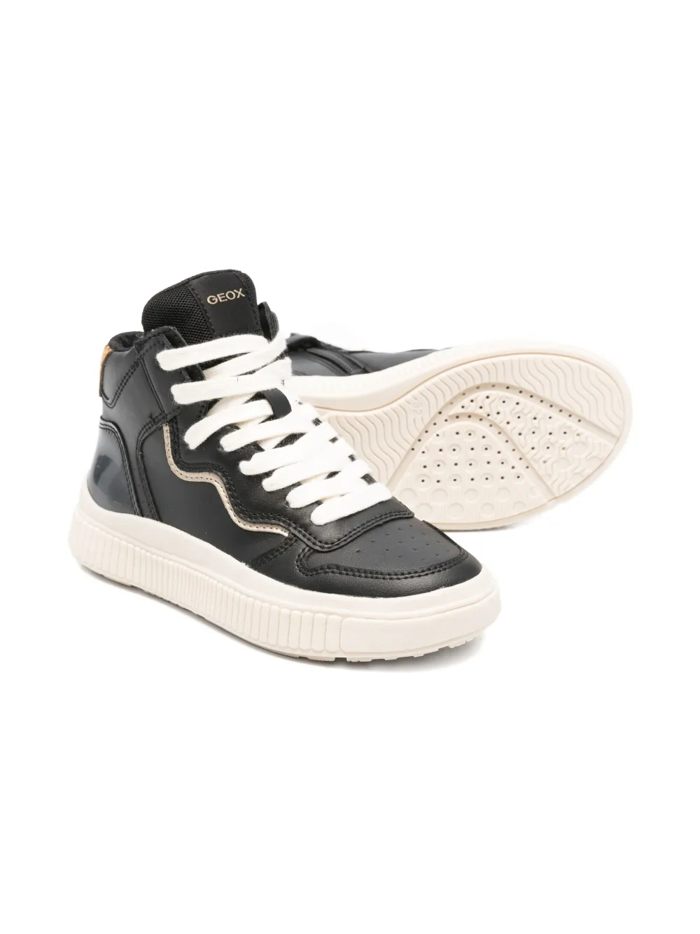 Geox Laquinny sneakers - Zwart