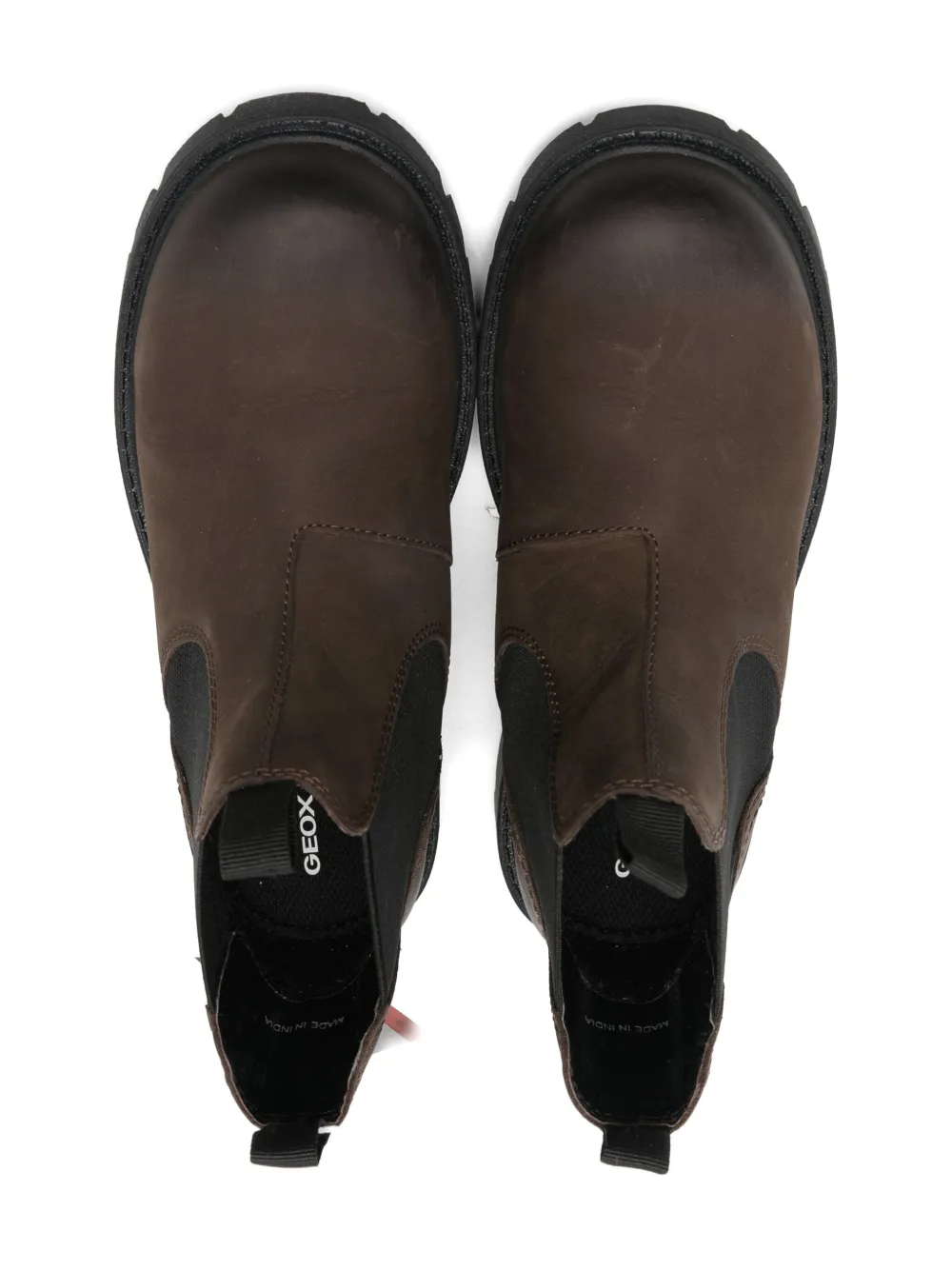 Geox Beatles Boots In Brown