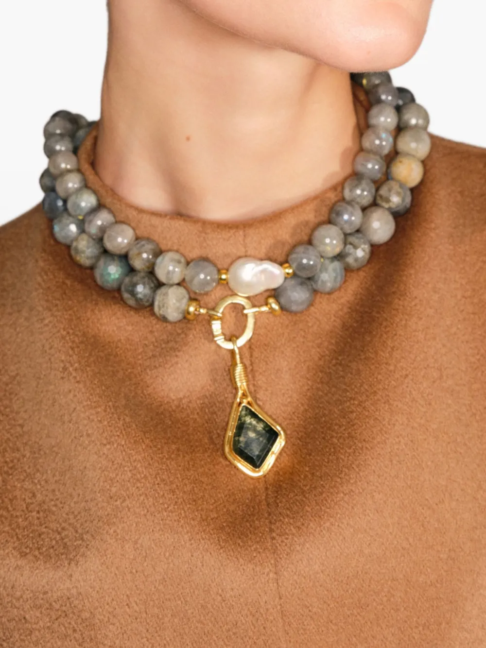 Beaded Pendant Necklace