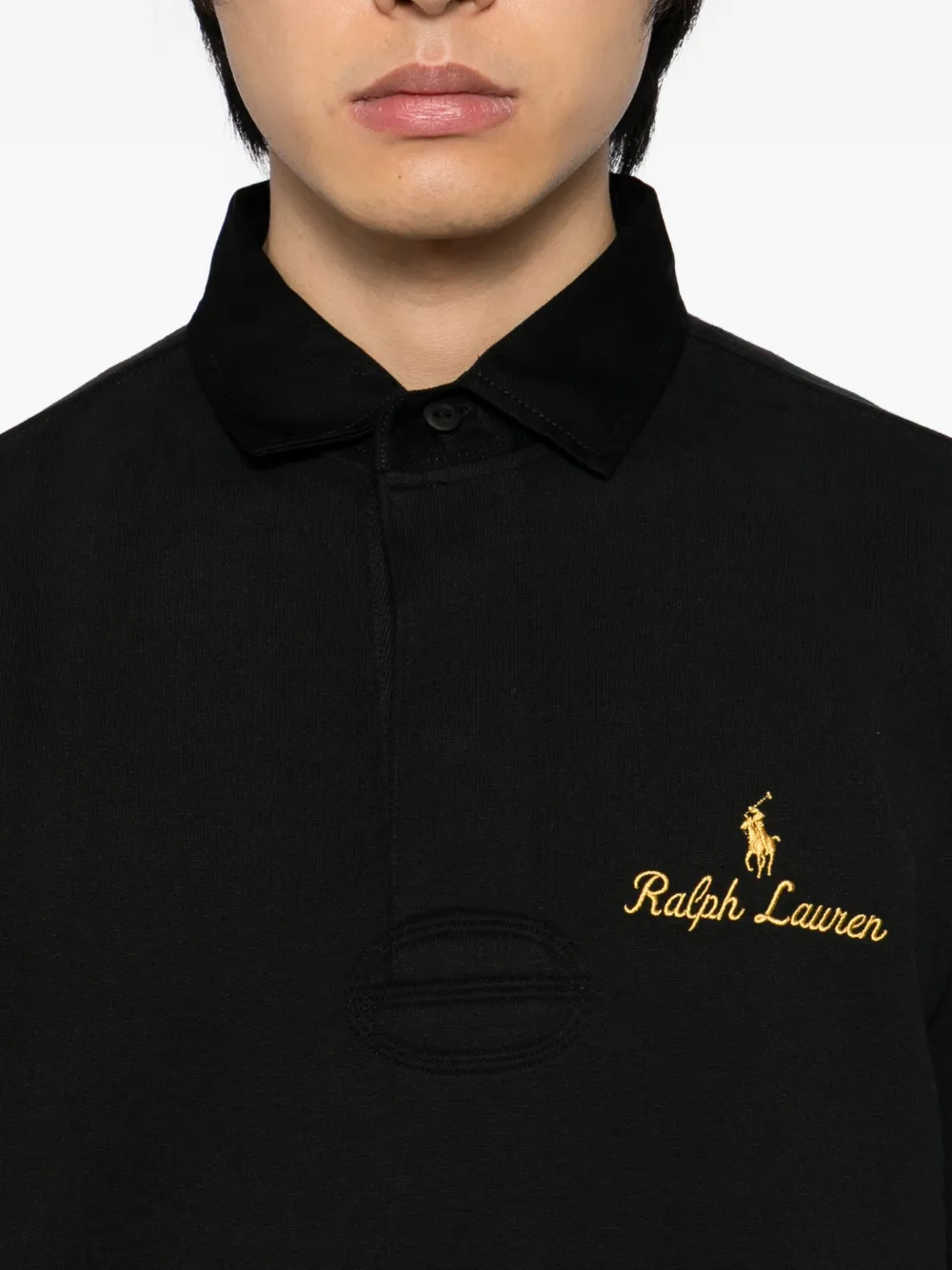 Polo Ralph Lauren Poloshirt met geborduurd logo Zwart