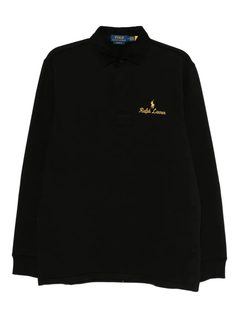 Polo Ralph Lauren logo-embroidered polo shirt - Nero