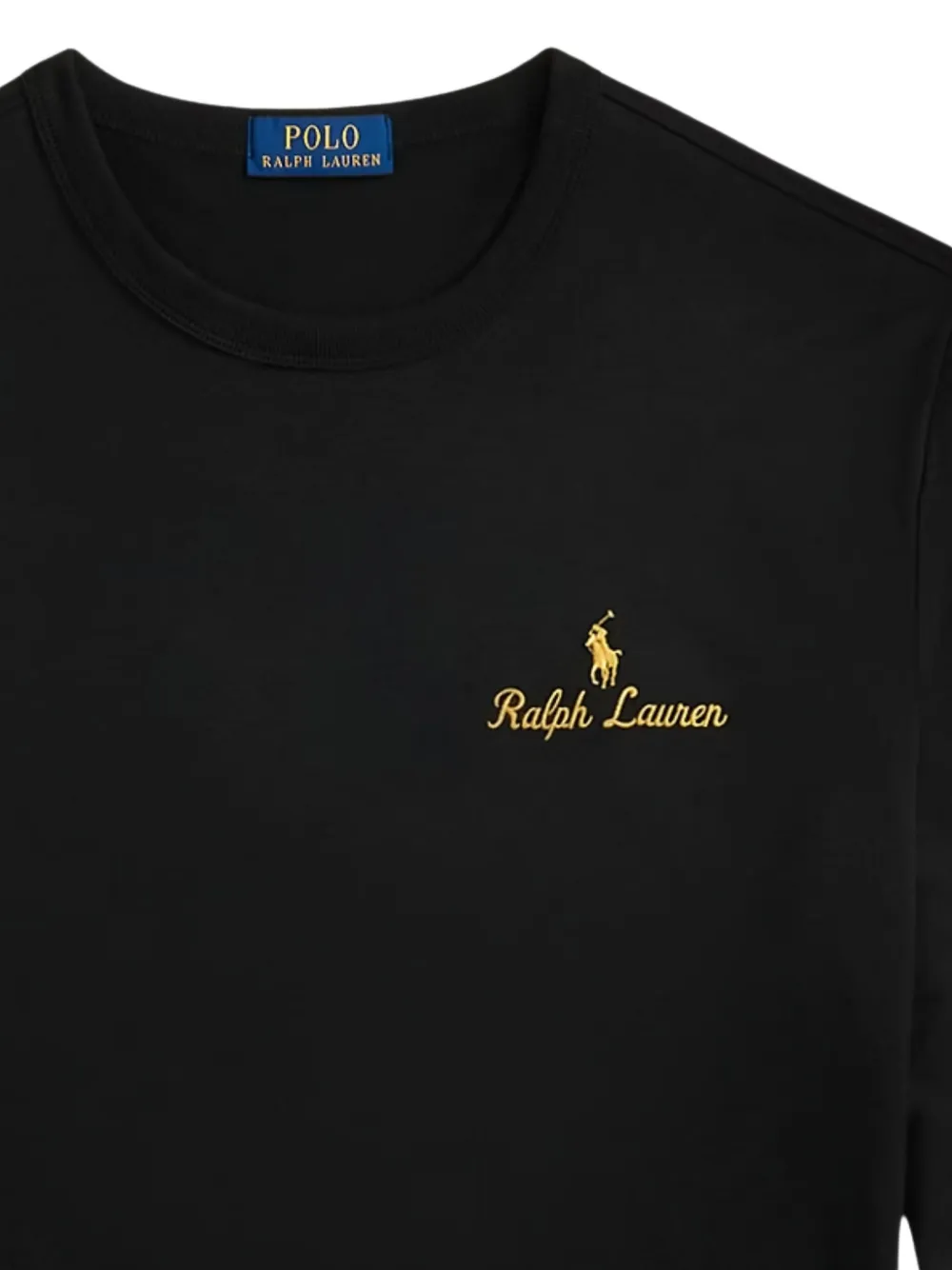 Polo Ralph Lauren logo-detail long-sleeve T-shirt - Zwart