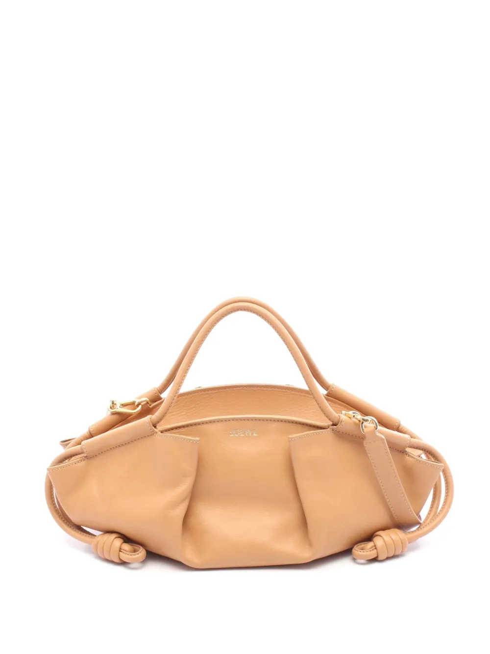 Loewe Pre-Owned 2022 スモール レザー パセオ サッチェルバッグ - ブラウン