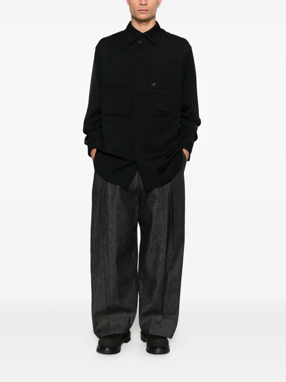 Y-3 Hemd mit geknöpfter Tasche | Image 2