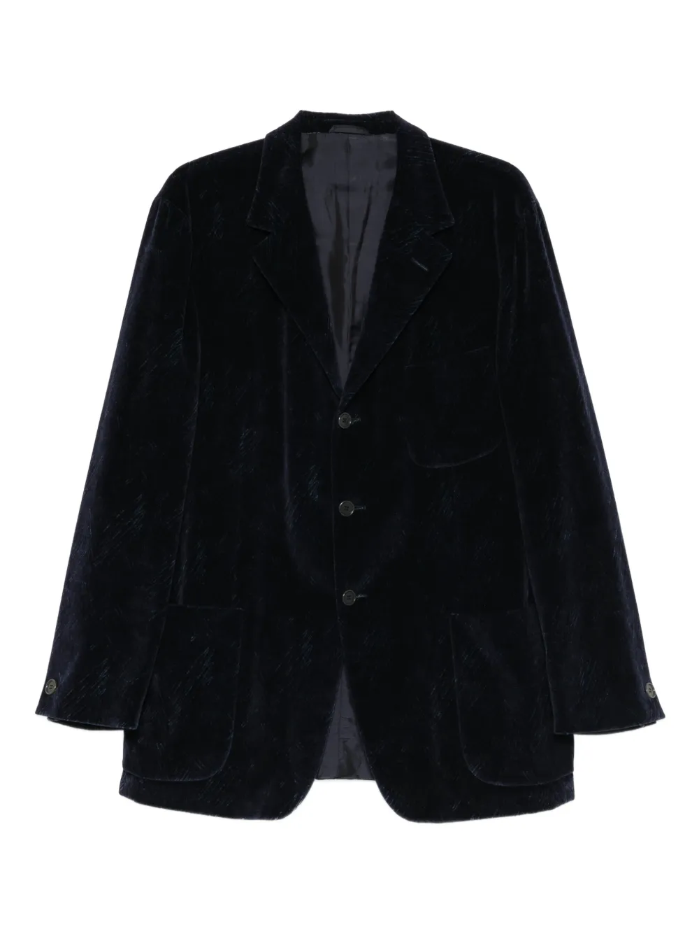 Romeo Gigli Pre-Owned Pocket 1990s Jacket | Blue | Image 1