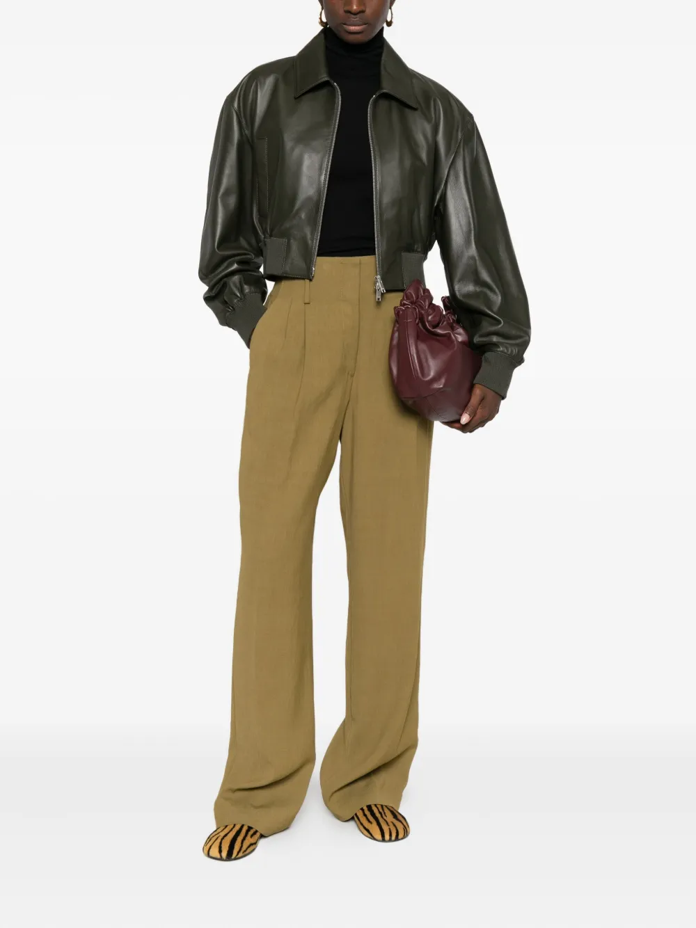 Forte Fijngebreide trui Zwart