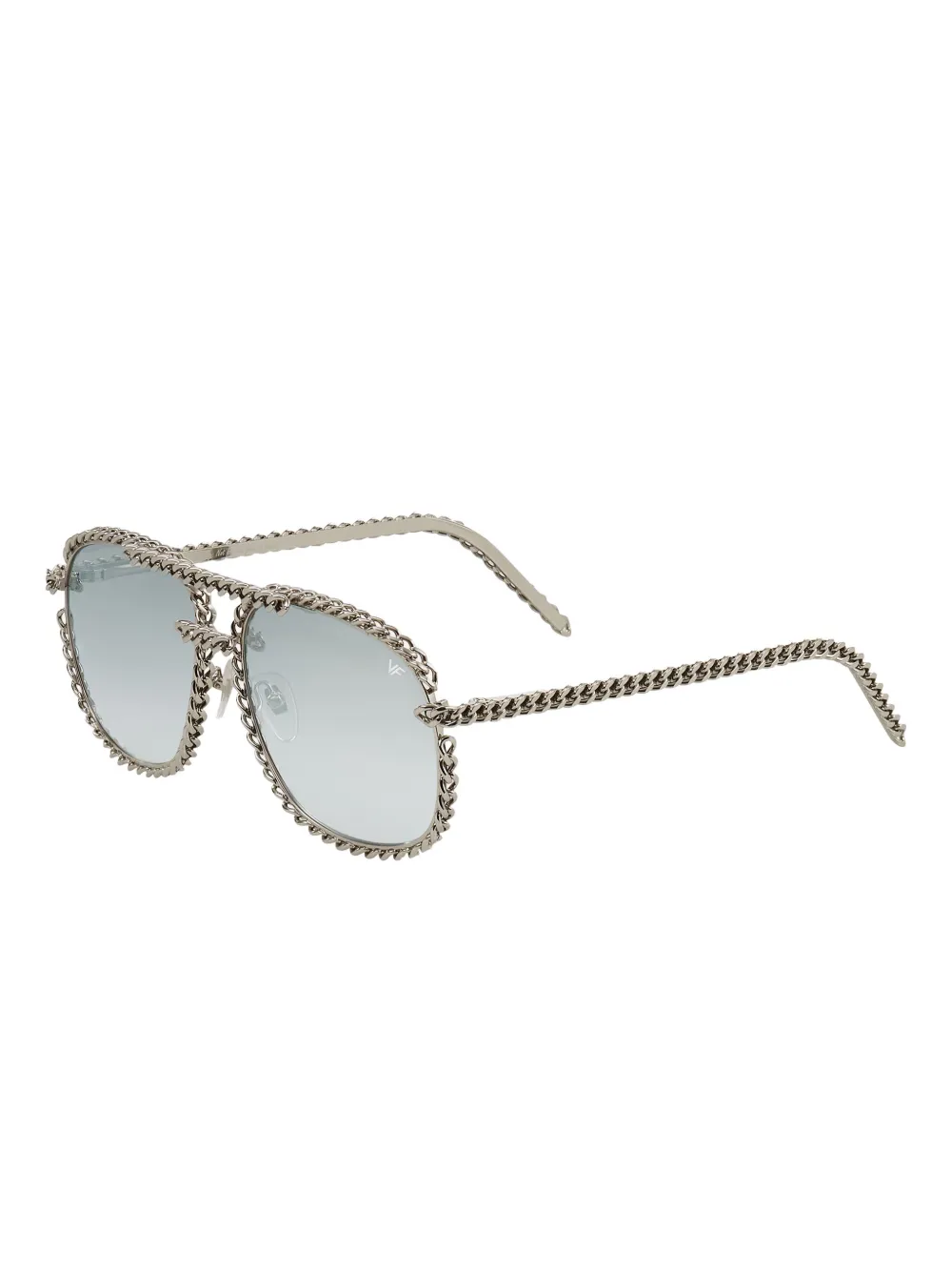 Vintage Frames Company Snatch Full Cuban chain sunglasses - Zilver