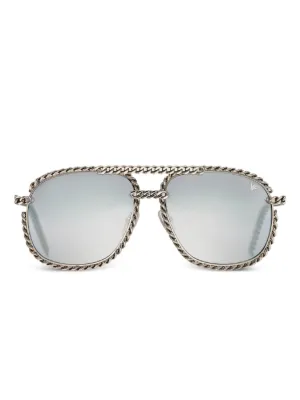 Vintage Frames Company Icon リムレス サングラス | ゴールドトーン