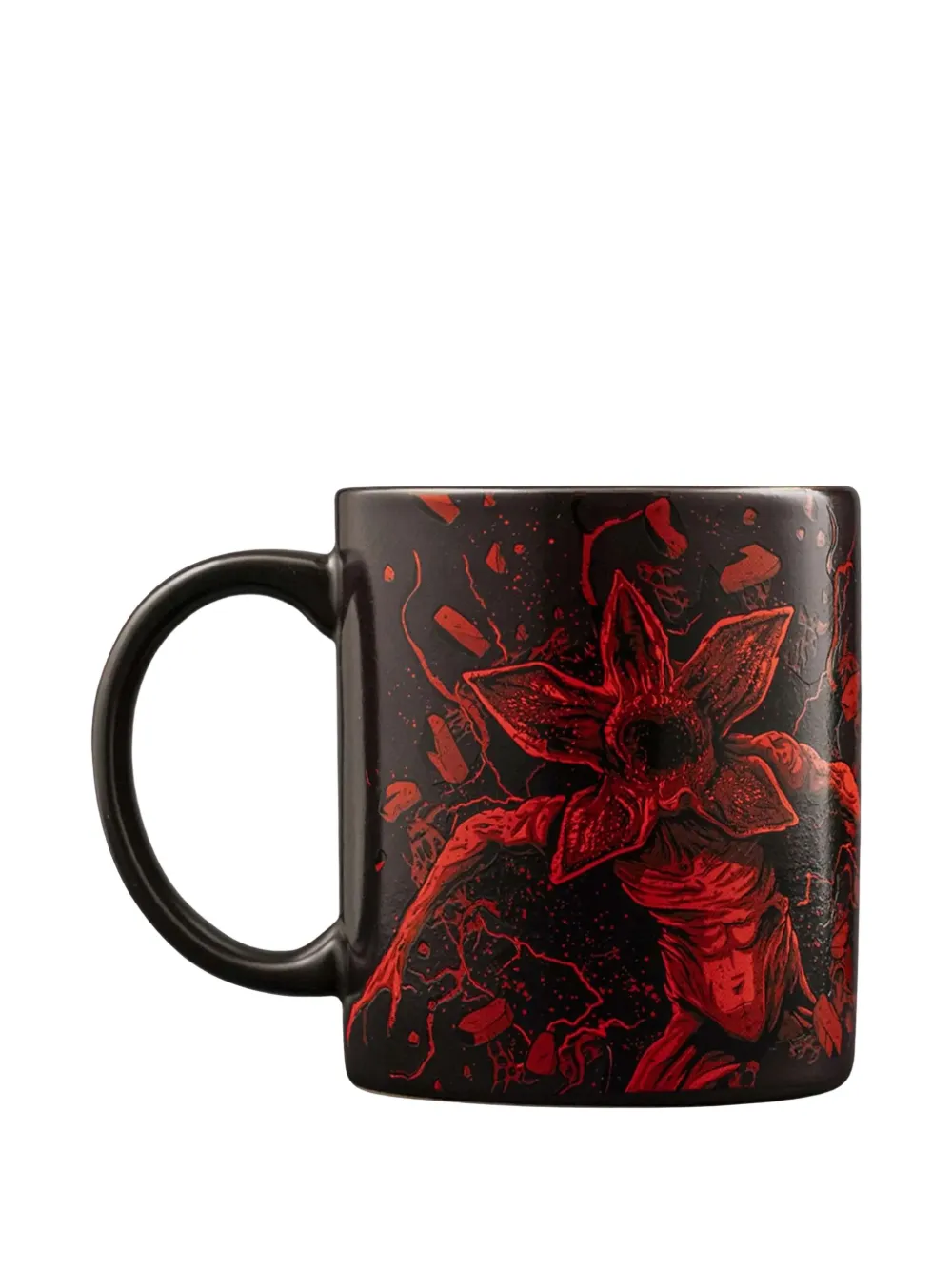 Bialetti X Netflix Stranger Things Ceramic Mugs (set Of Two) In Black