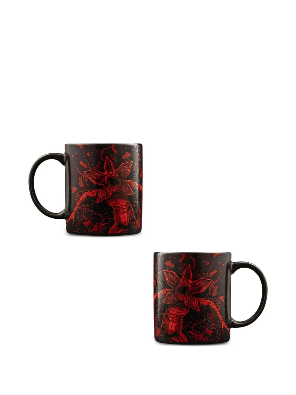 Bialetti set de dos tazas de cerámica Stranger Things en colaboración con Netflix | negro | Image 1