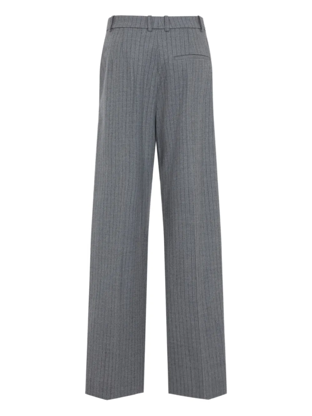 The Frankie Shop Broek met krijtstreep - Grijs