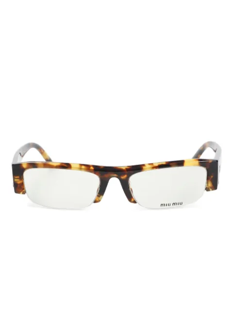 Miu Miu Eyewear rectangle frame glasses