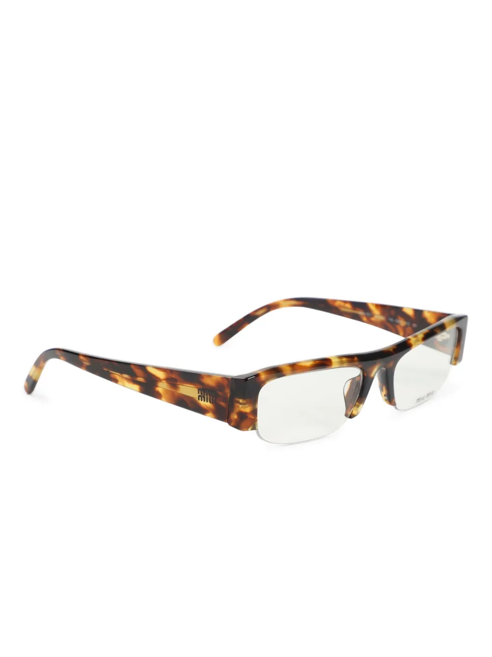 Miu Miu Eyewear rectangle frame glasses | Image 2
