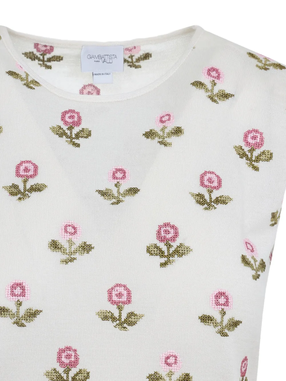 Giambattista Valli Mouwloze top Beige